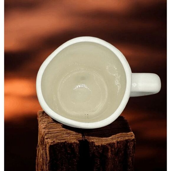 Rae Dunn BEAST Coffee Mug Artisan Collection White Cup - Picture 7 of 8